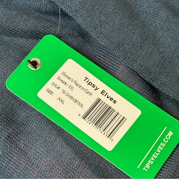 Tipsy Elves | Women’s XXL | ‘Peace On Earth’ Sweater - NWT! - Picture 2 of 4